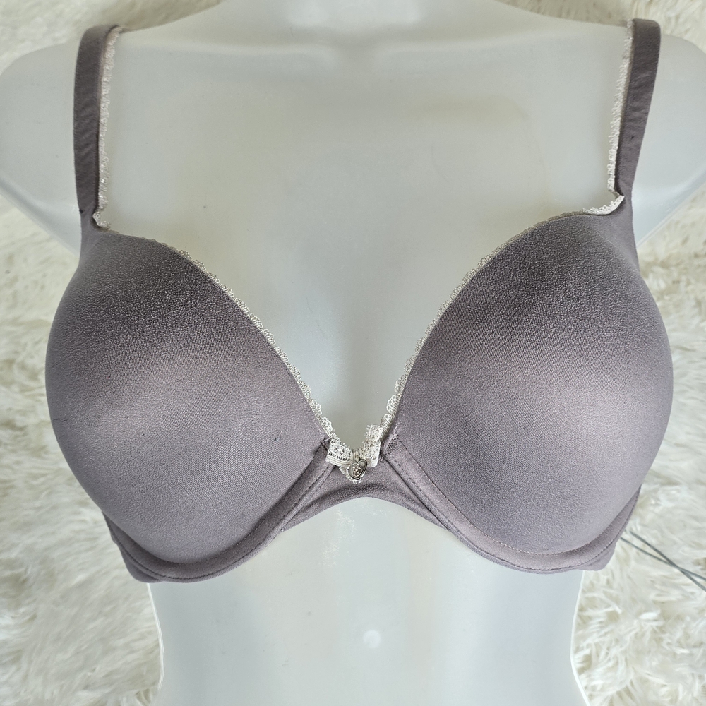 Elegant Women's Underwire Bra - Gray